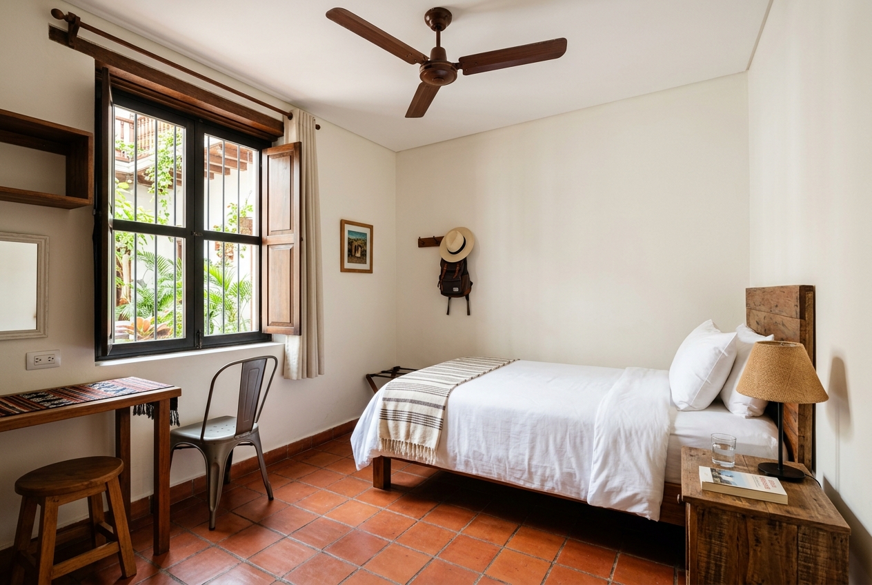 Habitación Sencilla con Ventilador