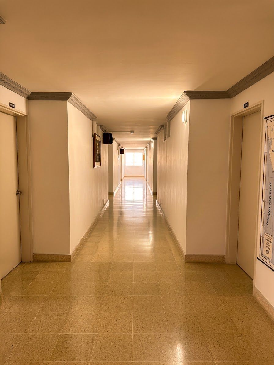Corredor y circulación interna de Hotel Punto Aparte Quibdó